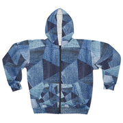 AOP Unisex Zip Hoodie