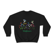 Wildflowers and Hummingbirds Unisex Heavy Blend™ Crewneck Sweatshirt