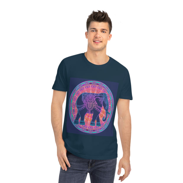 Bollywood Circle Elephant Unisex Rocker T-Shirt