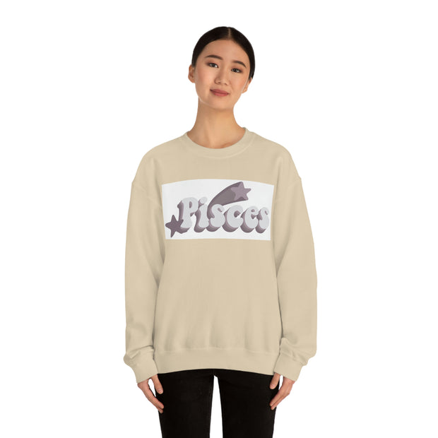 Pisces Astrological Sign Unisex Heavy Blend™ Crewneck Sweatshirt