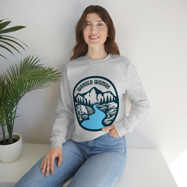 Wander Woman Unisex Heavy Blend™ Crewneck Sweatshirt