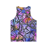 Butterflies Are Free Unisex Tank Top (AOP)