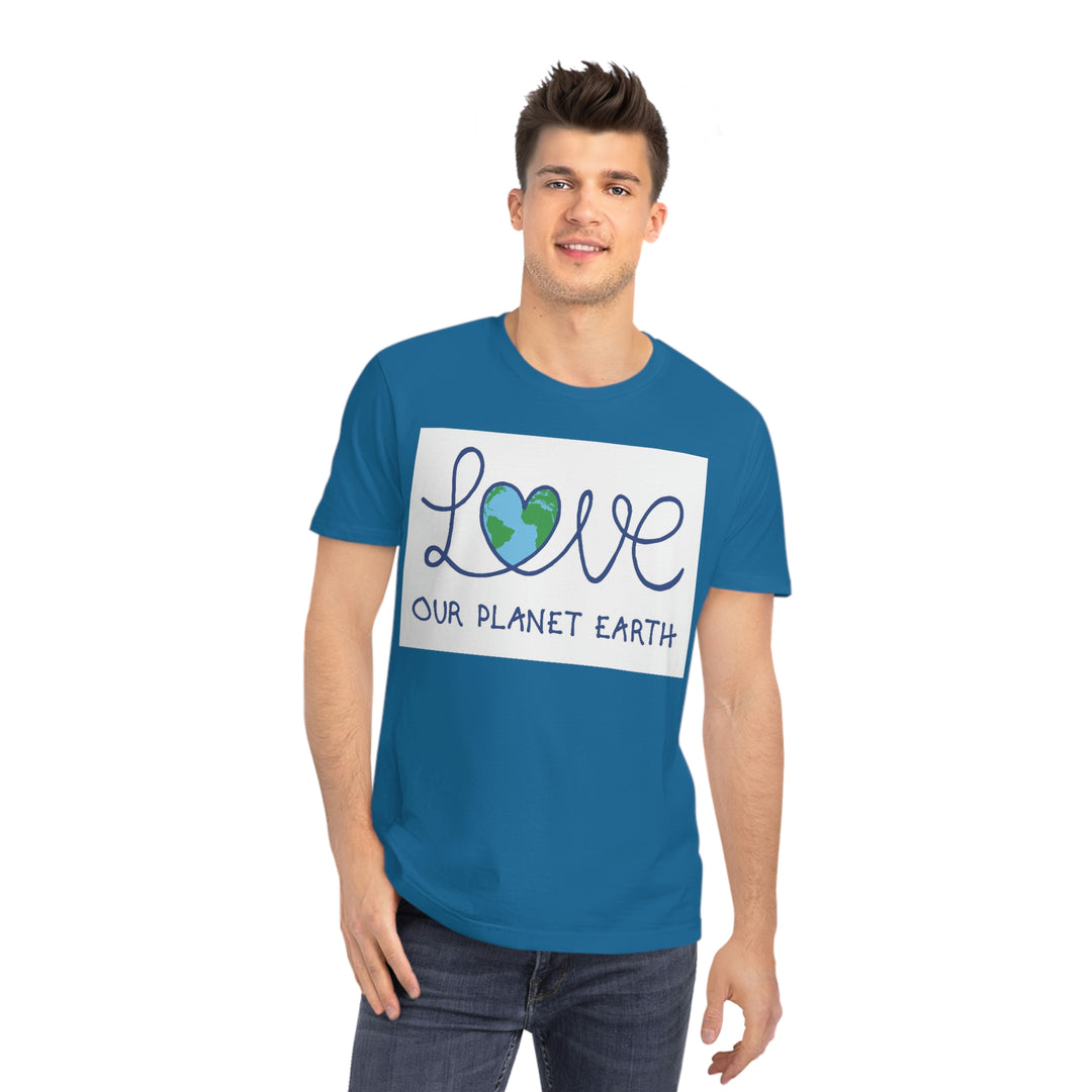 Love Our Planet Earth Unisex Rocker T-Shirt