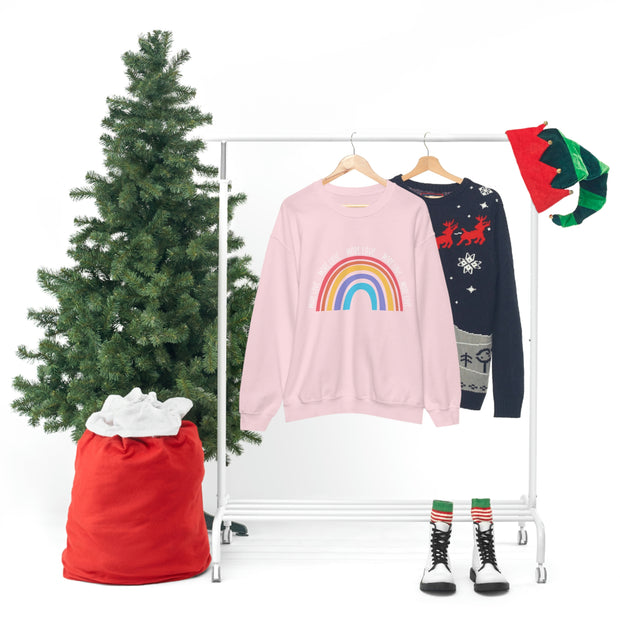 More Love Rainbow Unisex Heavy Blend™ Crewneck Sweatshirt