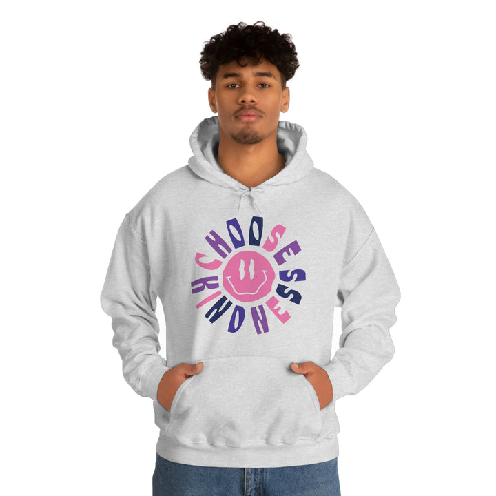 Choose Kindness Pink Unisex Heavy Blend™ Hooded Sweatshirt