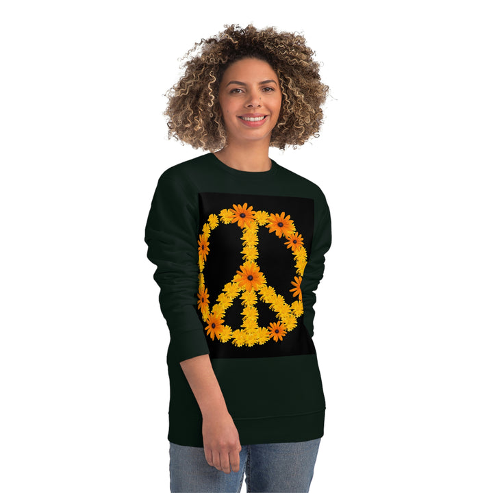 Peace Flowers Unisex Changer Sweatshirt
