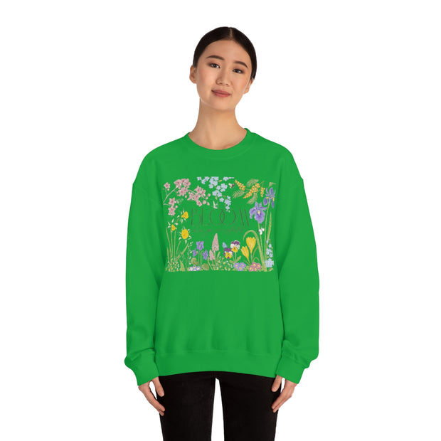 Bloom Where You Are Planted Unisex Heavy Blend™ Crewneck Sweatshirt