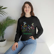 Wildflowers and Hummingbirds Unisex Heavy Blend™ Crewneck Sweatshirt