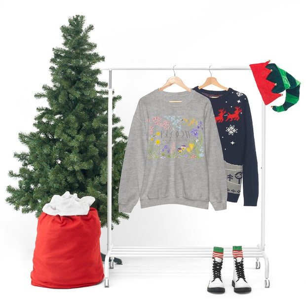 Bloom Where You Are Planted Unisex Heavy Blend™ Crewneck Sweatshirt