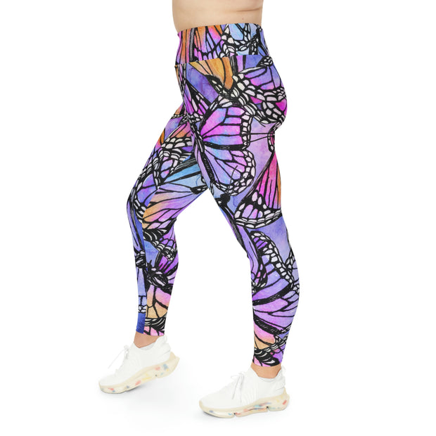 Butterflies Are Free Plus Size Leggings