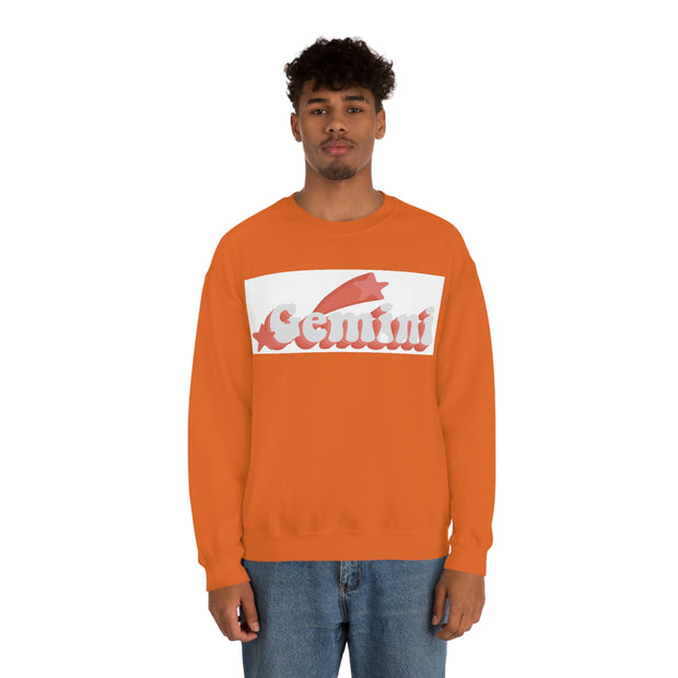 Gemini Astrological Sign Unisex Heavy Blend™ Crewneck Sweatshirt