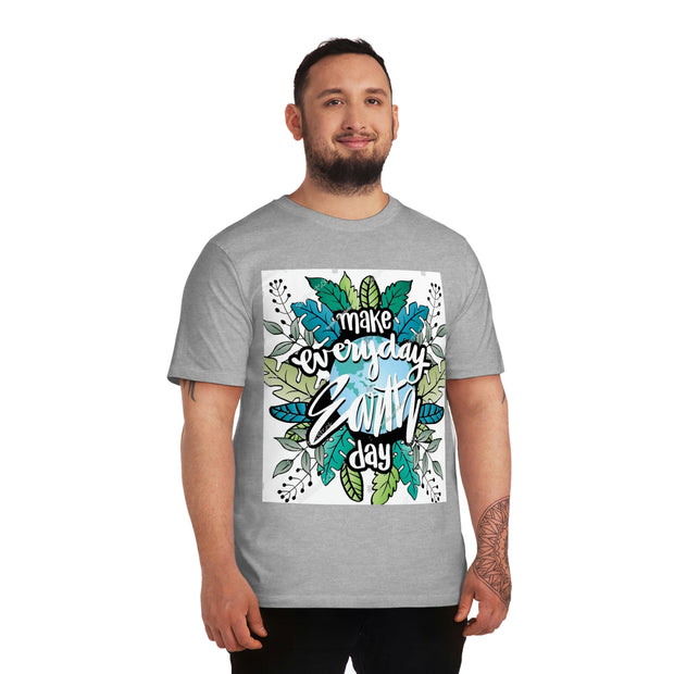Make Every Day Earth Day Men's Organic Sparker T-shirt