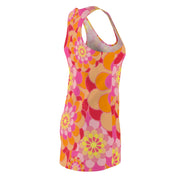 Flower Power Women's Cut & Sew Racerback Dress