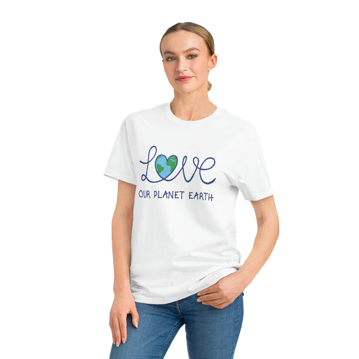 Love Our Planet Earth Unisex Rocker T-Shirt