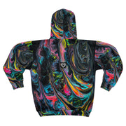 Like Oil And Water AOP Unisex Zip Hoodie