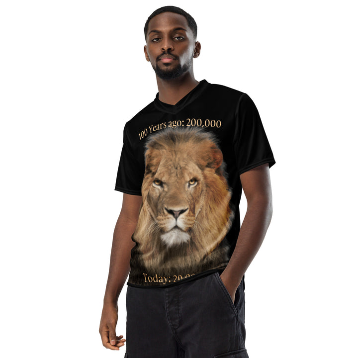 Save The Lions Recycled unisex sports jersey