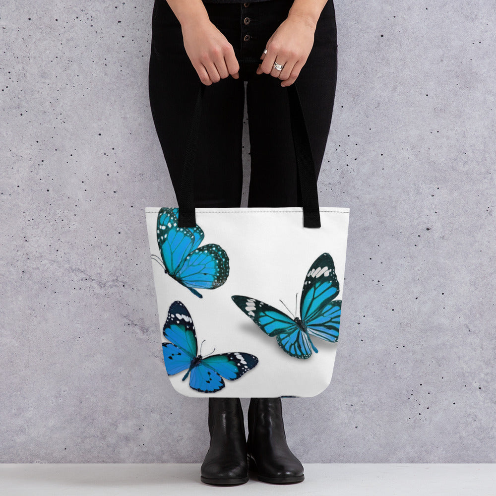Tote bag Butterflies Are Free