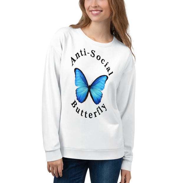 Antisocial Butterfly Unisex Sweatshirt