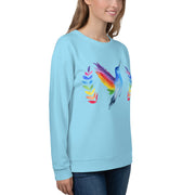 Rainbow Hummingbird Unisex Sweatshirt