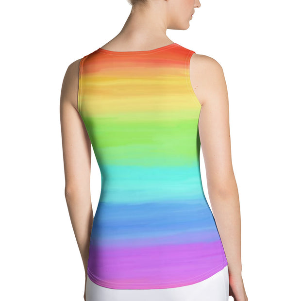 Rainbow Is My Favorite Color Sublimation Cut & Sew Tank Top