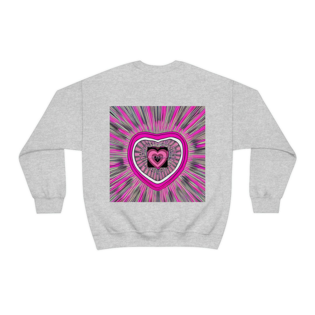 Barbiecore Pink Heart Unisex Heavy Blend™ Sweatshirt