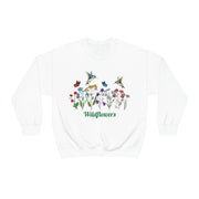 Wildflowers and Hummingbirds Unisex Heavy Blend™ Crewneck Sweatshirt