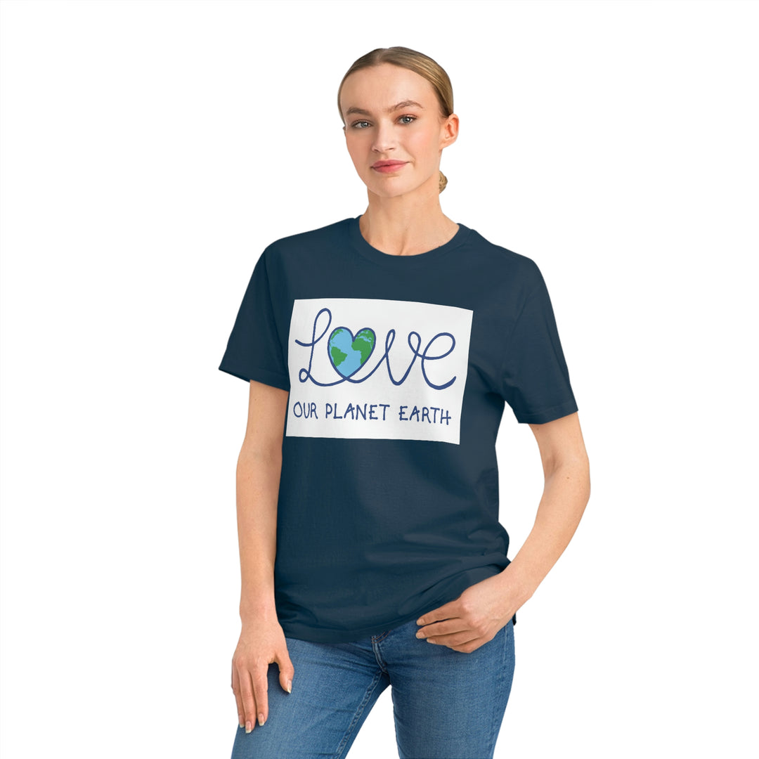 Love Our Planet Earth Unisex Rocker T-Shirt