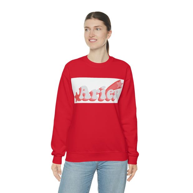 Aries Astrological Sign Unisex Heavy Blend™ Crewneck Sweatshirt