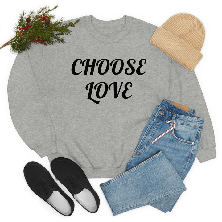 Choose Love Unisex Heavy Blend™ Crewneck Sweatshirt