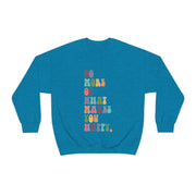What Makes You Happy Unisex Crewneck Sweatshirt~18 Colors