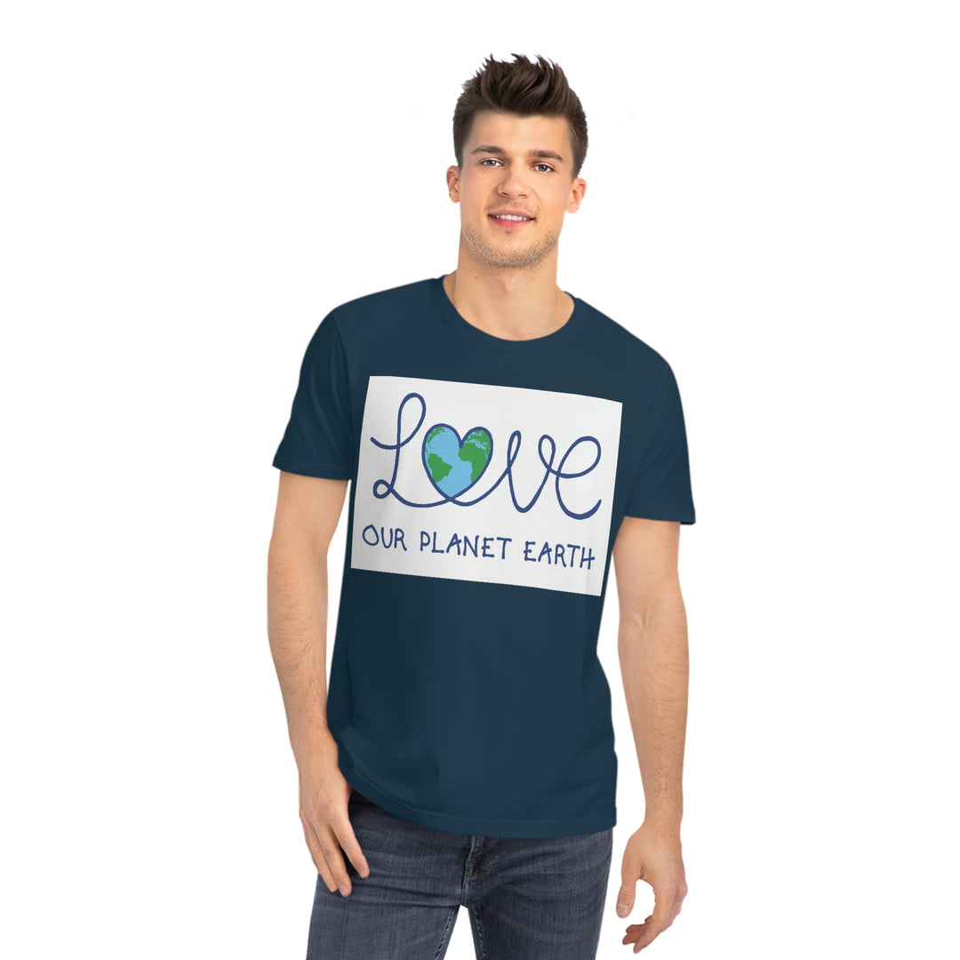 Love Our Planet Earth Unisex Rocker T-Shirt