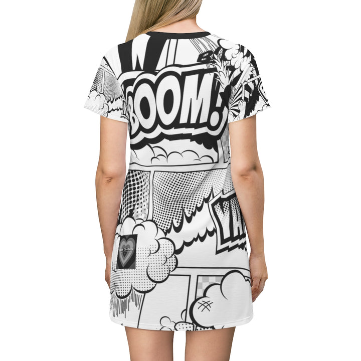 All Over Print T-Shirt Dress