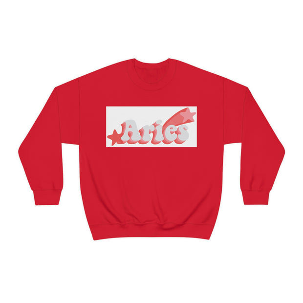 Aries Astrological Sign Unisex Heavy Blend™ Crewneck Sweatshirt