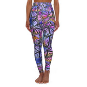 High Waisted Yoga Leggings Butterflies Are Free!!!