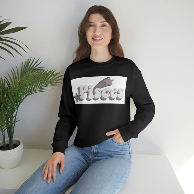 Pisces Astrological Sign Unisex Heavy Blend™ Crewneck Sweatshirt