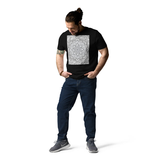 Indian Mehndi Unisex organic cotton t-shirt