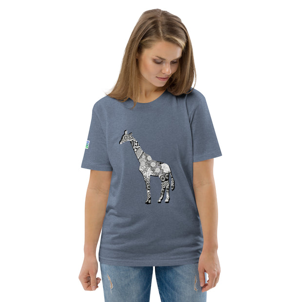 Giraffee Unisex organic cotton t-shirt