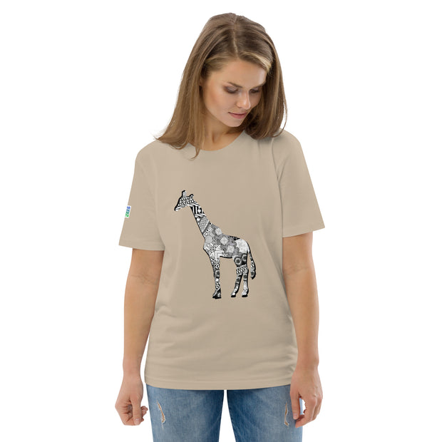 Giraffee Unisex organic cotton t-shirt