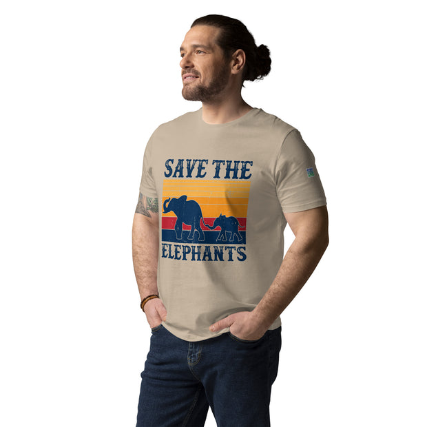 Save The Elephants Unisex organic cotton t-shirt