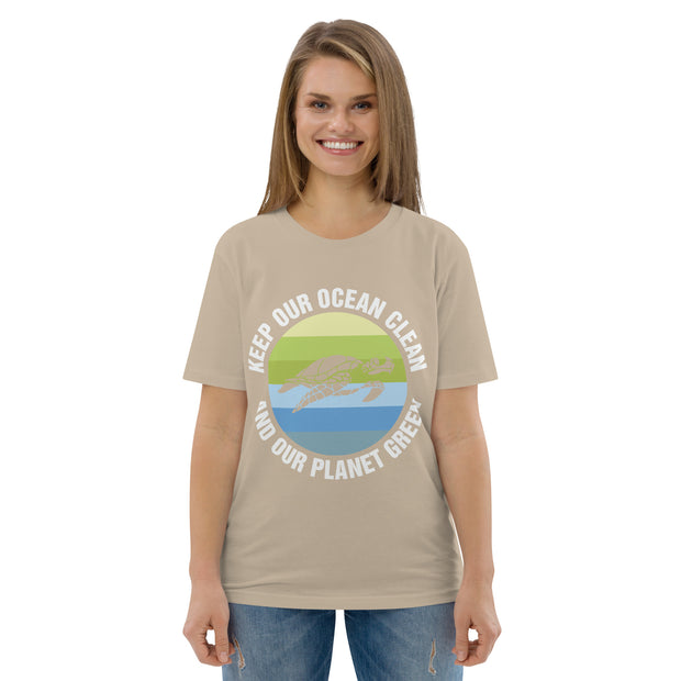 Ocean Clean Unisex organic cotton t-shirt