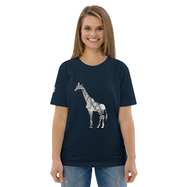 Giraffee Unisex organic cotton t-shirt