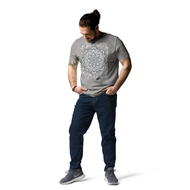 Indian Mehndi Unisex organic cotton t-shirt
