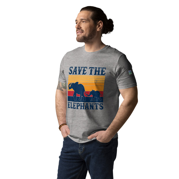Save The Elephants Unisex organic cotton t-shirt