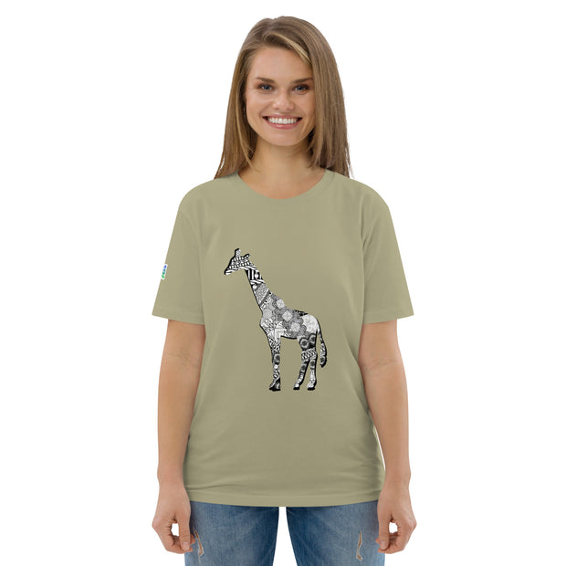 Giraffee Unisex organic cotton t-shirt