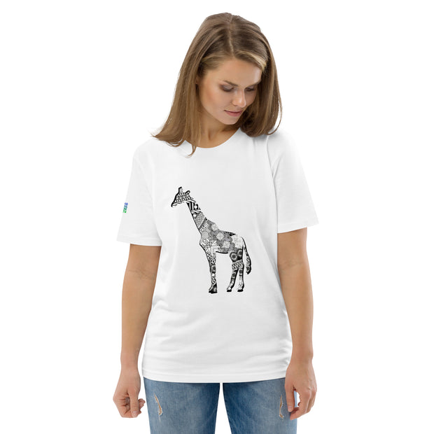 Giraffee Unisex organic cotton t-shirt