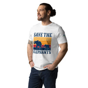 Save The Elephants Unisex organic cotton t-shirt